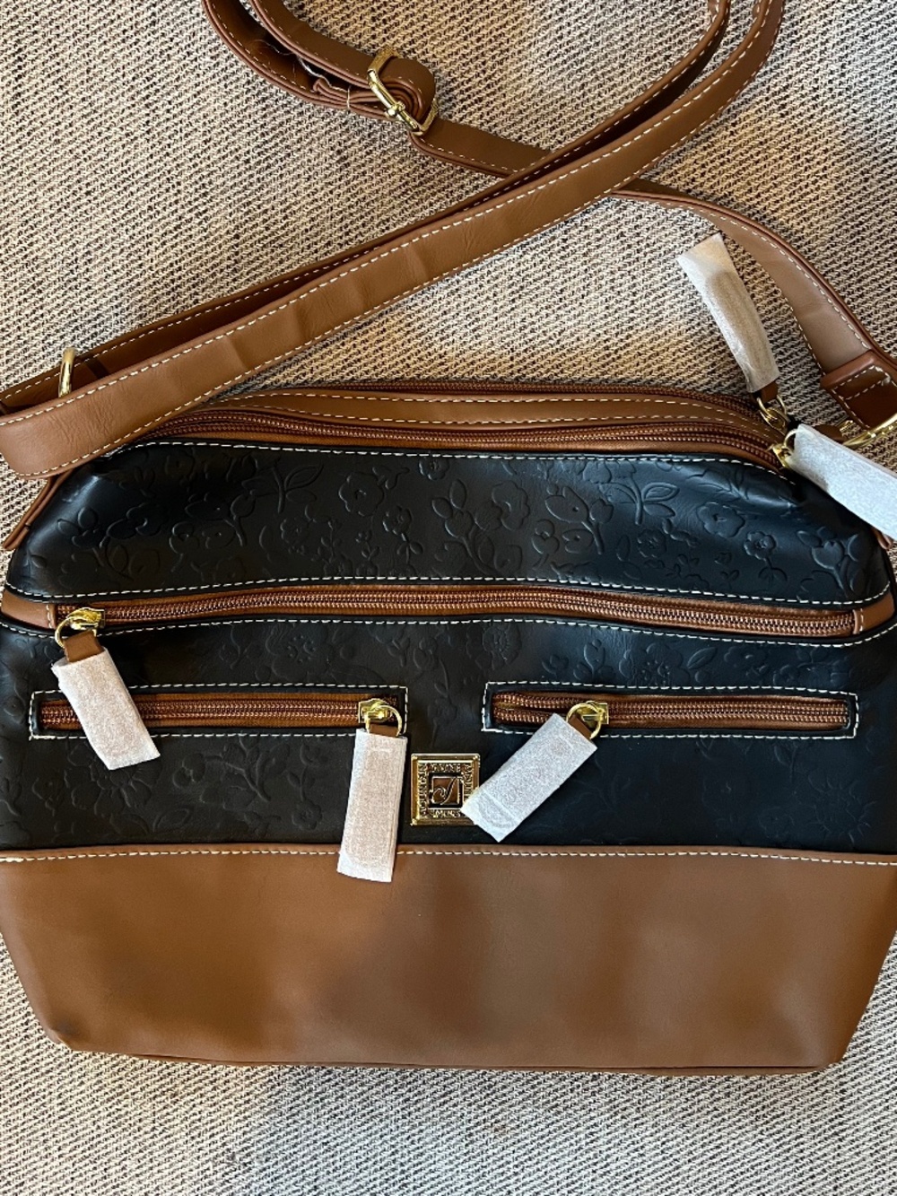NEW Stone Moutain USA Purse Black and Brown